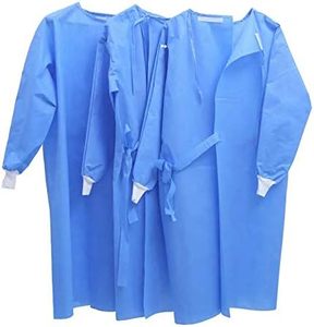 Robe d'isolation PP/SMS Protection premium pour tous les besoins de contrôle des infections Fabriqué en tissu SMS Manchette en tricot à manches longues Non stérile - Product Image 1