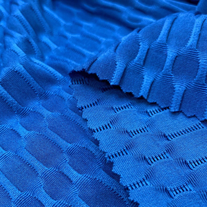 Tissu de sport jacquard hexagonal à séchage rapide, tissu jacquard extensible dans les 4 sens pour maillots de cyclisme et tenues de sport - Product Image 4