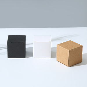Scatole Kraft Quadrate Personalizzabili (Nere/Bianche/Marroni) - Scatoline in Cartone Kraft per Confezioni Nuziali Personalizzabili - Product Image 6