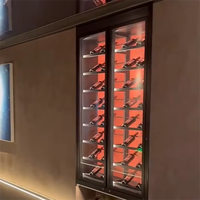 Armoire de Présentation Professionnelle pour Vins Rouges, Réfrigérateur et Vitrine à Température Constante – Idéale pour Maison, Restaurant et Club