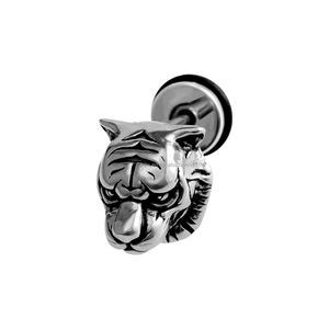 Acier inoxydable Punk <span class=keywords><strong>Piercing</strong></span> Boucle D'<span class=keywords><strong>oreille</strong></span> Unisexe Corps Bijoux Tigre Conception <span class=keywords><strong>Faux</strong></span> Tunnel D'<span class=keywords><strong>oreille</strong></span> - Product Image 1