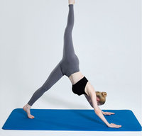 Tapis de yoga personnalisé, écologique, antidérapant, en TPE, imperméable, pliable, épaisseur et longueur personnalisables, logo