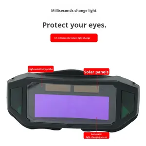 溶接や屋外活動に適したABS製アンチグレア溶接安全メガネ 安全ゴーグル - Product Image 4