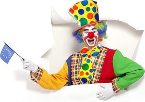 Gran oferta, sombrero de copa de payaso de lunares Multicolor para Halloween, suministros de vestir de payaso, conjunto de accesorios de disfraz de circo de Carnaval - Product Image 6
