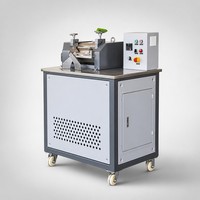 Kunststoff-Pelletiermaschine Zweiwalzenmühle ABS PC PA Nylon Technischer Kunststoff-Compound Misch- und Granuliergerät für Labortests CE ISO