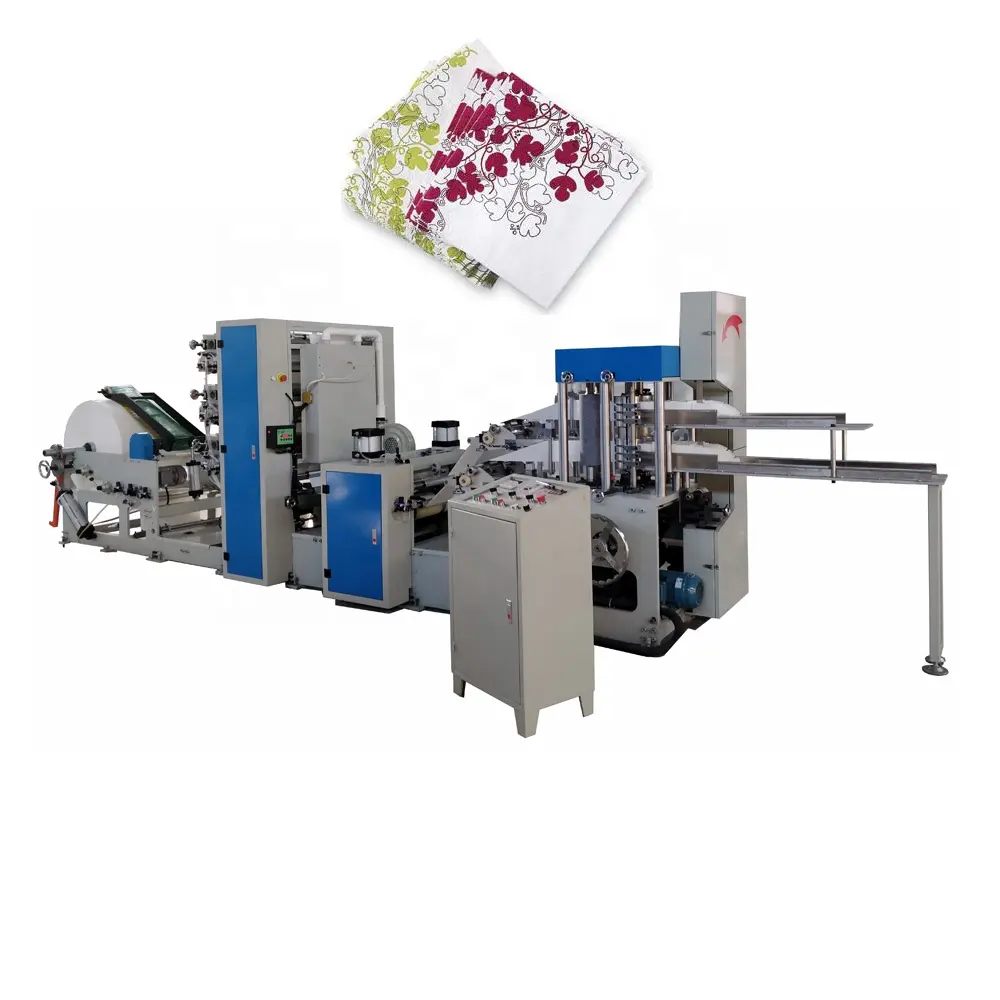 High capacity napkin paper making machine