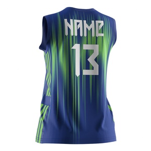 Maillots de volley-ball pour femmes avec logo personnalisé, sublimation, séchage rapide, uniformes de volley-ball de plage pour femmes - Product Image 2