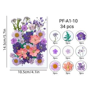 بيع مباشر من المصنع لمستلزمات تزيين الكيك، زهور طبيعية مضغوطة لتزيين كعكات الزفاف وتزيين الكيك - Product Image 3