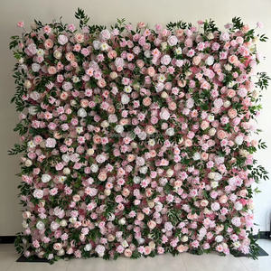 EG-FW105 Kunstbloemenwand Fotogenieus Romantisch Paarse Rozenwand Rolontwerp Wand Bruiloft Podium Achtergrond Decoratie - Product Image 5