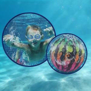 Pelota de Natación con Forma de Sandía + Gafas de Natación, Juego de Entrenamiento de Buceo Divertido para Niños, Equipo de Juego Deportivo Acuático para Piscina y Playa - Product Image 2