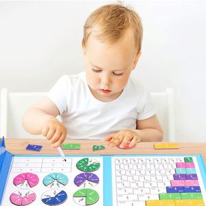 Juguete Magnético de Fracciones para el Aprendizaje de Matemáticas para Niños, Material Didáctico Montessori, Ayuda para la Enseñanza de Aritmética, Juguetes Educativos - Product Image 6