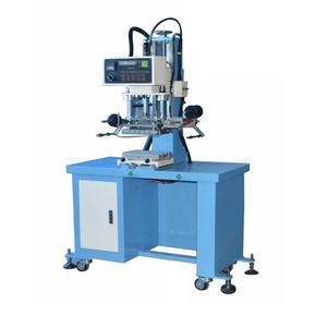 Machine de gaufrage pneumatique semi-automatique H-TC200 220V pour logos en cuir, estampage à chaud pour bouteilles plates, tasses, plastique et bois - Product Image 1