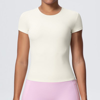 Ensemble 2 pièces de sport pour femme grande taille, t-shirt de yoga uni à manches longues, effet seconde peau, compressif, respirant, coupe ajustée, imperméable