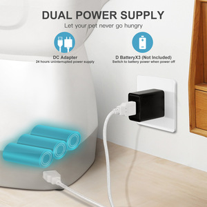Wholesale Pet Suppliers Custom Product Timed Voice Recording Automatic Food Dispenser Wifi <strong>Button</strong> <strong>Feeder</strong> for Cat Dog - Product Image 5