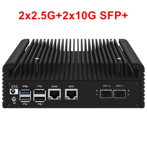 Mini <span class=keywords><strong>PC</strong></span> Serveur Domestique Proxmox NAS avec Pare-feu Solide, Processeur I3 N305 N100, 2x/1x Ports LAN 10G, SFP+, 2x2.5G I226-V, NVMe, 2*SATA - Product Image 5