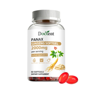 ซอฟต์เจลโสมแดงธรรมชาติขั้นสูง 2000 มก. สมุนไพรเสริมอาหาร คัดสรรอย่างพิถีพิถัน ใช้ง่าย เหมาะสำหรับทุกคน - Product Image 1