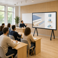 Ultradünnes P1.875 LED-Display All-in-One-Gerät mit SMD-Technologie, Hohe Bildwiederholrate für Büro-Lobbys