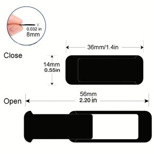 Customizable Laptop PC Webcam Covers Privacy Sliding in Multiple Colors Personalized Promotional Business <b>Gift</b> - Product Image 3