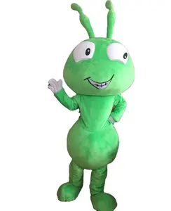 Insetto verde formica mascotte costume/mascotte costume personaggio dei cartoni animati