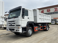 Camion à bras hydraulique Howo 4x2 15 tonnes, camion à bras pour le ramassage des déchets, camion à bras pour le transport des déchets, camion à bras pour le ramassage des ordures