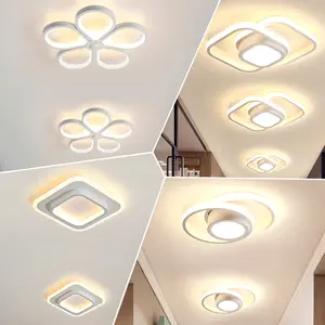 Éclairage de maison Montage en surface pour chambre à coucher Salon Chambre Couloir Balcon Plafonniers Moderne LED Allée Plafonniers