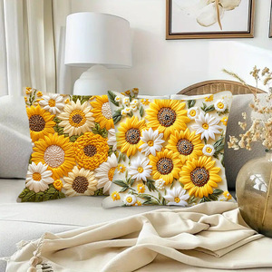 ปลอกหมอนอิงลายดอกทานตะวัน - Product Image 1
