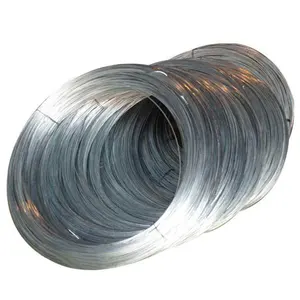 Wire galvanizing plant manufacturers Wholesale Hot dipped 2mm 3mm 0.5mm galvanized binding wire for Welded mesh