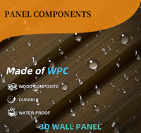 Panneau mural rainuré en WPC, imitation bois, moderne, imperméable, ignifuge et résistant aux UV, pour revêtement extérieur, facile à poser, pour usage domestique et commercial