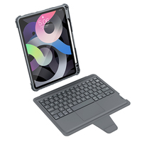 Nillkin manyetik ayrılabilir klavye tablet kılıfı 7 renk arkadan aydınlatmalı trackpad deri klavye Samsung kılıfı Tab S9