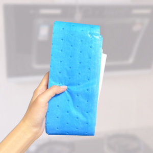 Tiras de algodón absorbentes de aceite para uso en la cocina, pegatinas a prueba de aceite para campanas extractoras, bandeja de drenaje de aceite, azul, fuertemente absorbente de aceite - Product Image 4