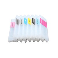 Cartouche d'encre rechargeable vide InkLab 350ML 4 couleurs T6112 T6113 T6114 T6118 avec puce de réinitialisation automatique pour EPSON 7450