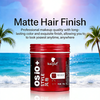 Crème coiffante bio pour hommes, marque privée, argile coiffante mate forte, cire capillaire pour texturiser, effet coiffant bio