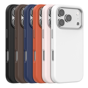 เคสโ<span class=keywords><strong>ท</strong></span>รศัพ<span class=keywords><strong>ท</strong></span>์กันกระแ<span class=keywords><strong>ท</strong></span>กแบบแม่เหล็กไร้สาย ผลิตจากซิลิโคนเหลว สีพื้น สำหรับ iPhone 17 <span class=keywords><strong>Pro</strong></span> Max, 16, 15, 14, <span class=keywords><strong>13</strong></span> - Product Image 2
