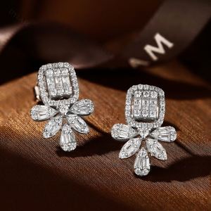 Dylam Newest Women Luxury Accessories Jewelry 925 Sterling Silver <b>Cutely</b> 5A CZ Shaped Pineapple Stud <b>Earrings</b> - Product Image 6
