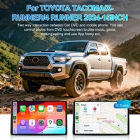 Nueva Pantalla de Navegación de 15.0 Pulgadas para Toyota TACOMA/X-RUNNER/4Runner 2024 - Reproductor de DVD para Auto con Pantalla Táctil Carplay