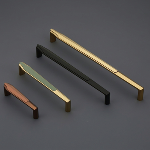 Elegant Dual Tone Zinc Alloy Furniture Handles Antique Bronze Sage Green Knurled Cabinet Bar <b>Pulls</b> Retro Kitchen Cupboard <b>Drawer</b> - Product Image 1