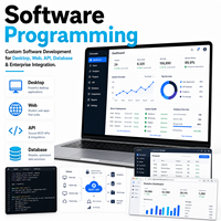 Desarrollo de Software y Programación con Software para Desarrolladores para MAC, Internet, Escritorio, API Web, Base de Datos, Integración Empresarial