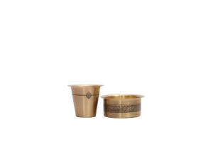 Traditional South Indian Pure Brass <b>Coffee</b> Dabara & Tumbler Set with Intricate Etched Design - Product Image 5