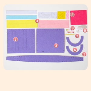 ชุดงานฝีมือทำกระเป๋าถือ DIY สำหรับเด็ก ของขวัญวัน<span class=keywords><strong>แม่</strong></span> กระเป๋าทำมือจากผ้าไม่ถักทอ เป็นมิตรกับสิ่งแวดล้อม พร้อมลายดอกคาร์เนชั่น ของเล่นเสริมพัฒนาการ - Product Image 4