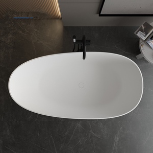 Vasca da bagno in poliestere trasparente color <span class=keywords><strong>ambra</strong></span> vasca da bagno in fusione di resina pura vasca da bagno in resina trasparente trasparente con superficie solida - Product Image 3