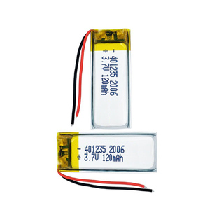 Baterai Lithium Polymer 401235 3.7V 120mAh Isi Ulang Paket Baterai Li-ion Lipo - Product Image 2