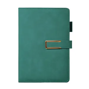 Custom Logo Hardcover Notebook A5 Pu Leather Hardcover Gift Unique Notebook Journal Plan Book