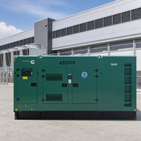 Groupe électrogène silencieux 400 kVA 450 kVA 320 kW 360 kW avec ATS pour situations d'urgence, 50 Hz, Leroysomer
