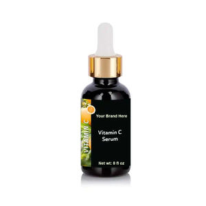 Marque privée 8oz Sérum à la vitamine C USA Made Face Skincare Logo personnalisé Puissant Anti-âge Formule Ingrédients biologiques 30ml Liquide - Product Image 1