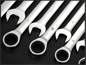 6-32mm Dual-Purpose Chrome Ratchet <strong>Combination</strong> <strong>Wrench</strong> 72T Open-End Box-End Gear CRV DIY Grade Metric for Industrial Use - Product Image 2