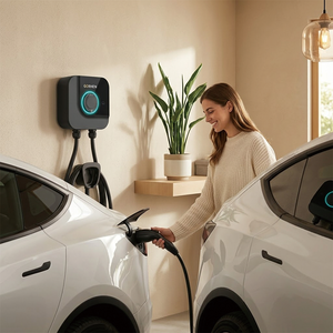 Chargeur mural pour véhicules électriques 7,4 kW 11 kW 22 kW, borne de recharge intelligente avec indicateur lumineux LED - Product Image 2