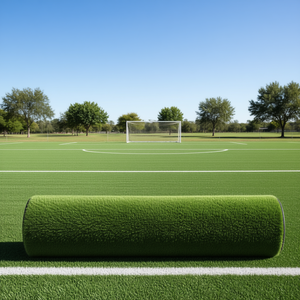 Gazon artificiel vert 3,3'x32,8' en polyéthylène haute densité pour jardin, installation facile - Product Image 2