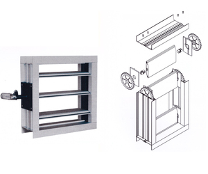 Vcd <span class=keywords><strong>Damper</strong></span> การควบคุมปริมาณการระบายอากาศที่ปรับได้ - Product Image 2