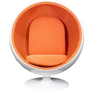 Juego de Sillones Tipo Huevo, Piel Sintética, PVC, Diseño Moderno, Silla Giratoria para Apartamento, Villa, Uso Escolar - Product Image 6