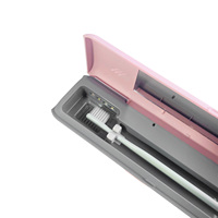 Estuche Portátil de Viaje para Cepillos de Dientes con Luz UV Eléctrica para Desinfección, para Cepillos de Dientes Manuales